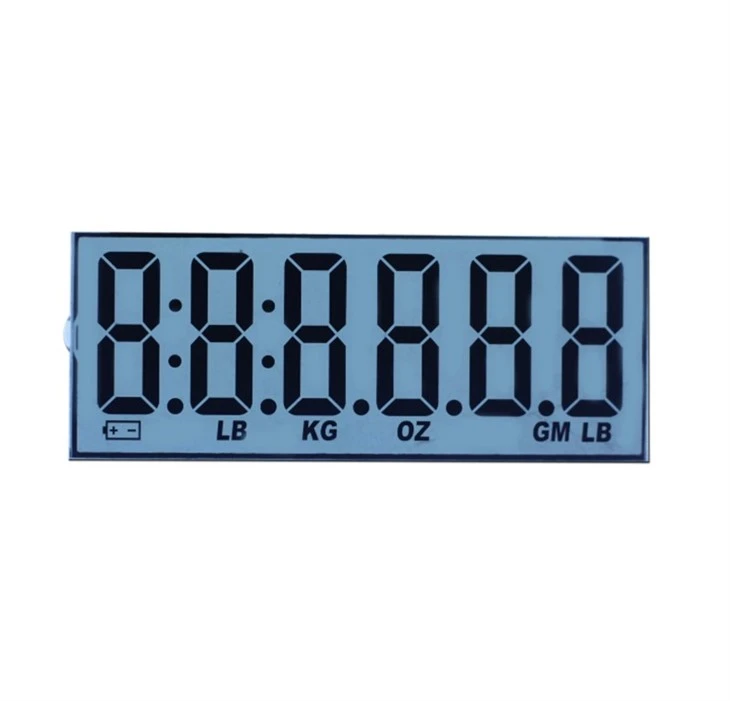 china segment TN lcd module for weight sacle